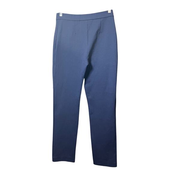 Susan Graver Straight Leg Pull On Dress Pants Navy XS - Picture 2 of 6
